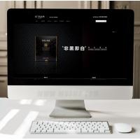 大气酷黑化妆品美容网站