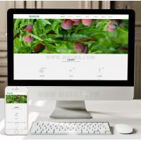 （自适应手机版）响应式农业果园蔬菜基地果蔬田园网站