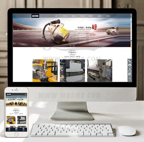 （自适应手机版）响应式齿轮减速机设备类网站织梦模板 html5机械设备网站源码下载